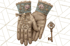 Dark Academia Clipart PNG Study Props Vintage Library Art Product Image 4