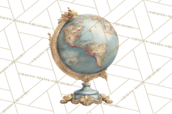 Dark Academia Clipart PNG Study Props Vintage Library Art Product Image 4