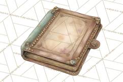 Dark Academia Clipart PNG Study Props Vintage Library Art Product Image 5