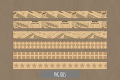 Vintage Aircraft Article in Newspaper Stripe Product Image 1