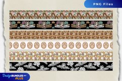 Vintage Angel Seamless Pattern Strips Product Image 1