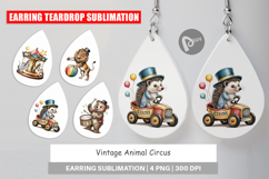Earring Vintage Animal Circus Product Image 1