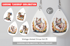 Earring Vintage Animal Circus Product Image 1