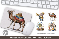 Mouse Pad Vintage Animal Circus Product Image 1
