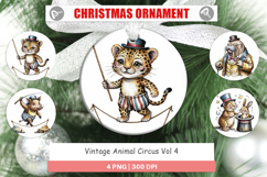 Ornament Vintage Animal Circus Product Image 1