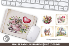 Mouse Pad Vintage Animal Product Image 1