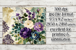 Vintage Mousepad, Sublimation Mousepad, Scrapbook Style, d53 Product Image 2