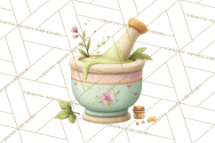 Vintage Apothecary PNG Clipart and Magical Illustrations Product Image 5