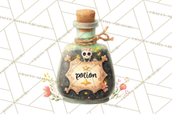 Vintage Apothecary PNG Clipart and Magical Illustrations Product Image 5