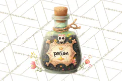 Vintage Apothecary PNG Clipart and Magical Illustrations Product Image 5