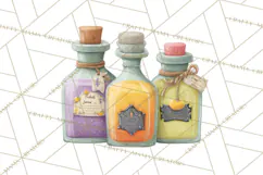 Vintage Apothecary PNG Clipart and Magical Illustrations Product Image 2