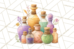 Vintage Apothecary PNG Clipart and Magical Illustrations Product Image 4