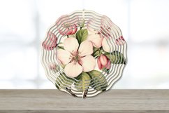 Vintage Apple Blossom Flowers Wind Spinner, Decoupage Apple Blossoms Wind Spinner,Wind Spinner Love,Vintage Flowers Wind Spinner,Vintage Apple Blossom Flowers Spinner,Decoupage Apple Blossoms Spinner, Vintage Flowers Spinner,Wind Spinner, Sublimation Vint