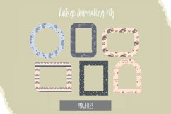 Vintage Aquarius Sign Seamless Pattern Frames Product Image 1