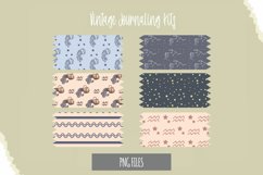Vintage Aquarius Sign Seamless Pattern Tape Product Image 1