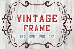 vintage art nouveau frame svg