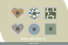 Vintage Audio Cassette Pattern Buttons Product Image 1