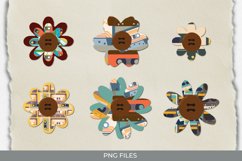 Vintage Audio Cassette Pattern Button Product Image 1