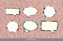 Vintage Audio Cassette Seamless Pattern Speech Bubble Product Image 1