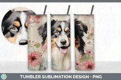GorgeousDecoupage Australian Shepherds Tumbler design.