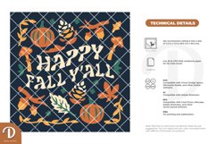 Vintage Autumn 3D Shadow Box - Happy Fall Y’All 3D Light Box Product Image 4