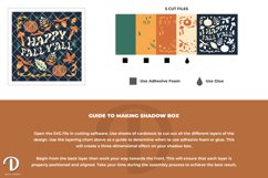 Vintage Autumn 3D Shadow Box - Happy Fall Y’All 3D Light Box Product Image 5