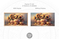 Fall Frame TV art, Pumpkin patch TV art, sunflower art Product Image 2