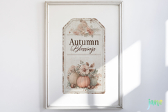 Vintage Autumn Label Clipart Product Image 5