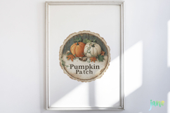 Vintage Autumn Label Clipart Product Image 5