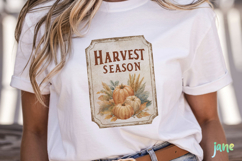 Vintage Autumn Label Clipart Product Image 2