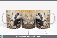 GorgeousDecoupage Badgers Mug Wrap design.