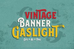 VINTAGE BANNER GASLIGHT Product Image 1