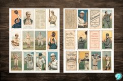 Vintage Baseball Cards Printables Product Image 2
