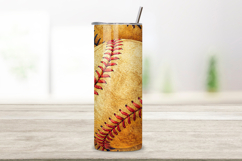 seamless baseball sublimation, vintage leather design, antique stitch texture, red baseball stitches, retro sports wrap, 20oz skinny tumbler, tapered tumbler sublimation, straight tumbler design, classic baseball art, seamless sports texture,