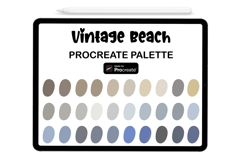 Vintage Beach Procreate Palette - Procreate Color Palette Product Image 1