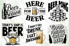 Vintage Beer Quotes Sublimation Bundle Product Image 2