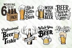 Vintage Beer Quotes Sublimation Bundle Product Image 3
