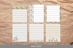 Vintage Bike Article Newspaper Shaped Journal Page Product Image 1