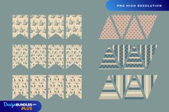Vintage Birdcage and Floral Bunting Banner Set Product Image 1