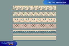 Floral Vintage Birdcage Seamless Strips Product Image 1