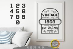 Vintage Birth Year SVG Product Image 1