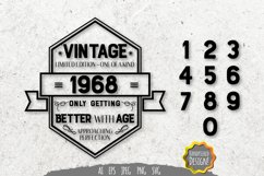 Vintage Birth Year SVG Product Image 2