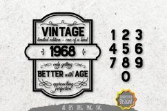 Vintage Birth Year SVG Product Image 2