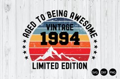 Vintage 1994 SVG, 30th Birthday SVG, Birthday SVG Product Image 1
