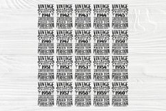 Vintage Birthday SVG, 1941-1960 Birthday Shirts Cut Files Product Image 2