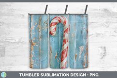 GorgeousVintage Blue Christmas Tumbler design.