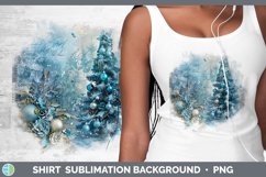 GorgeousVintage Blue Christmas Shirt design.