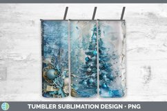 GorgeousVintage Blue Christmas Tumbler design.