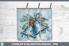 GorgeousVintage Blue Christmas Tumbler design.