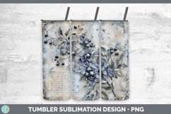 GorgeousVintage Blue Christmas Tumbler design.